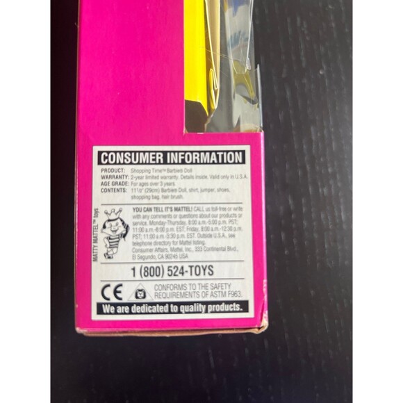 1997 wal mart shopping time Barbie *see all pics for box damage - Picture 6 of 8
